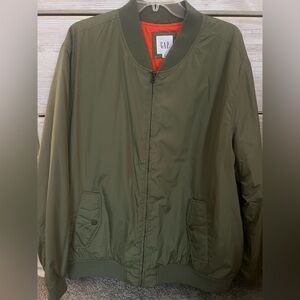 GAP Men's Green Bomber Jacket